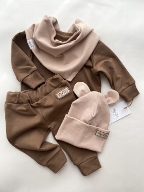 Bluza/ Zestaw Klasyczny Nugat/Beż MIX 