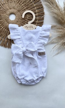 Rampers dziewczęcy CREAM haftowany - szybka wysyłka